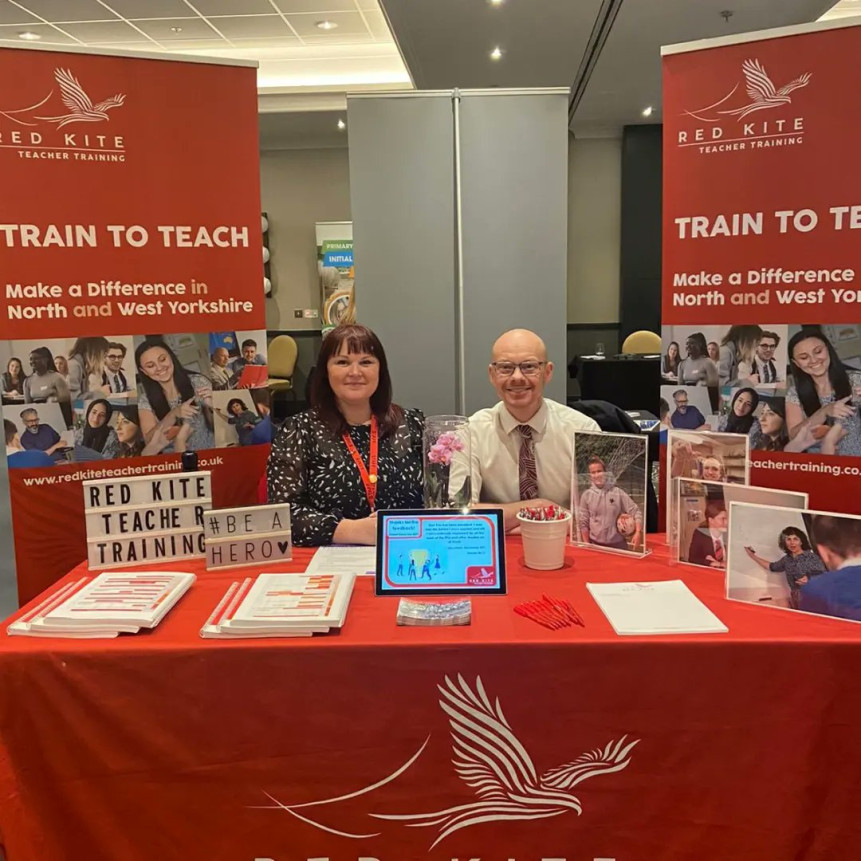 Red KIte Teacher training exhibition stand